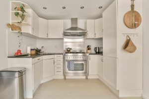 Cozy well designed modern kitchen interior design